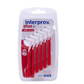 Interprox Plus Mini Conical Interdental Brush Red 6 Pack
