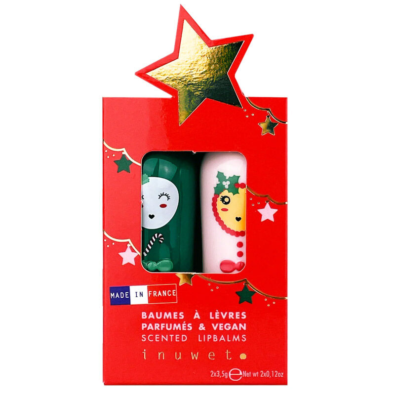 Inuwet Star Lip Balm Duo Set Mango & Cotton Candy 2 x 3.5g