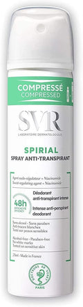 SVR Spirial Anti-Transpirant Deodorant Spray for Sensitive Skin - Alcohol-Free, Fragrance-Free, 2.54 fl oz