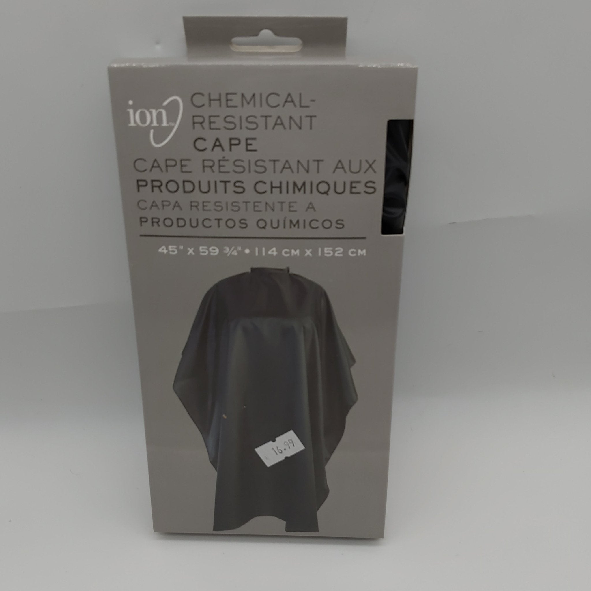 Ion Chemical-Resistant Cape 45" x 60", Black