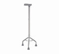 Iron Medical Tripod Walking Cane with Adjustable Height 1 pc