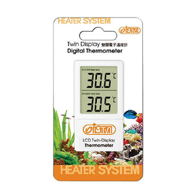 Ista Dual Display LCD Digital Aquarium Thermometer