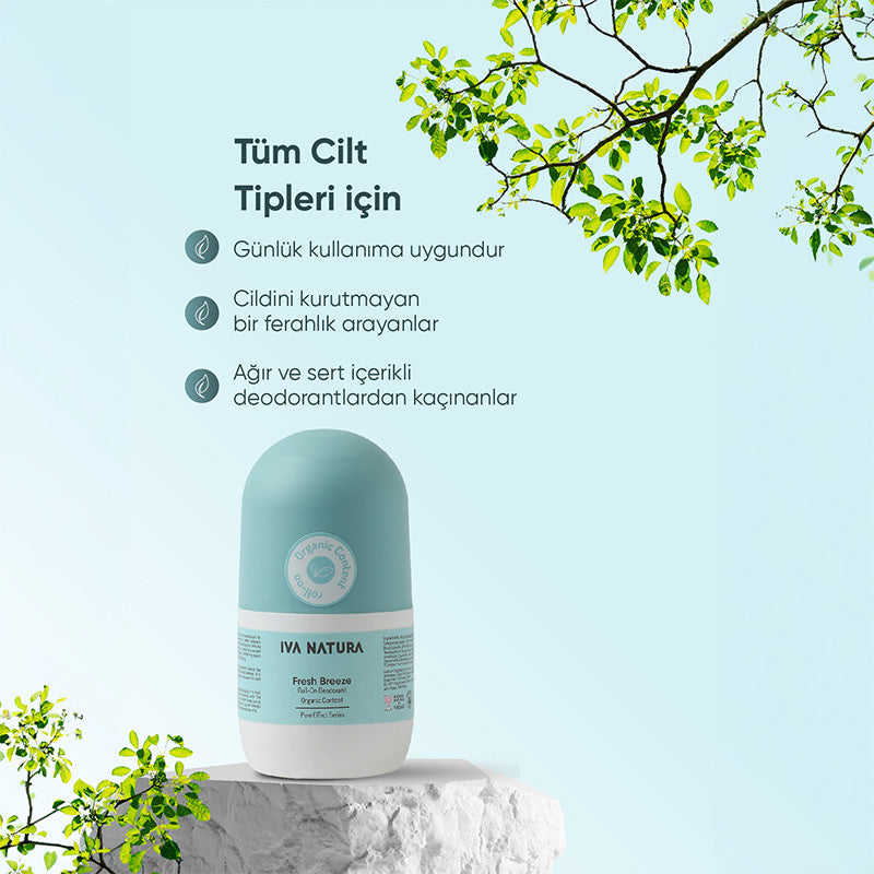 Iva Natura Natural Roll-On Deodorant for Fresh Comfort 50 ml