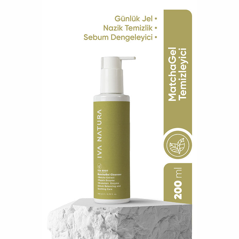Iva Natura MatchaGel Cleansing Gel for Sebum Balance 200 ml