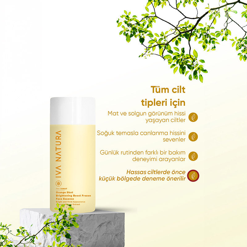 Iva Natura Orange Face Shot Brightening Skincare Set 125ml