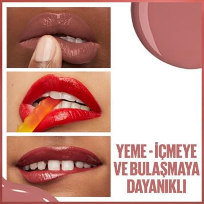 Maybelline New York Super Stay Vinyl Ink Liquid Lipstick - 120 Punchy, Long-Lasting Lip Gloss for Vibrant Color