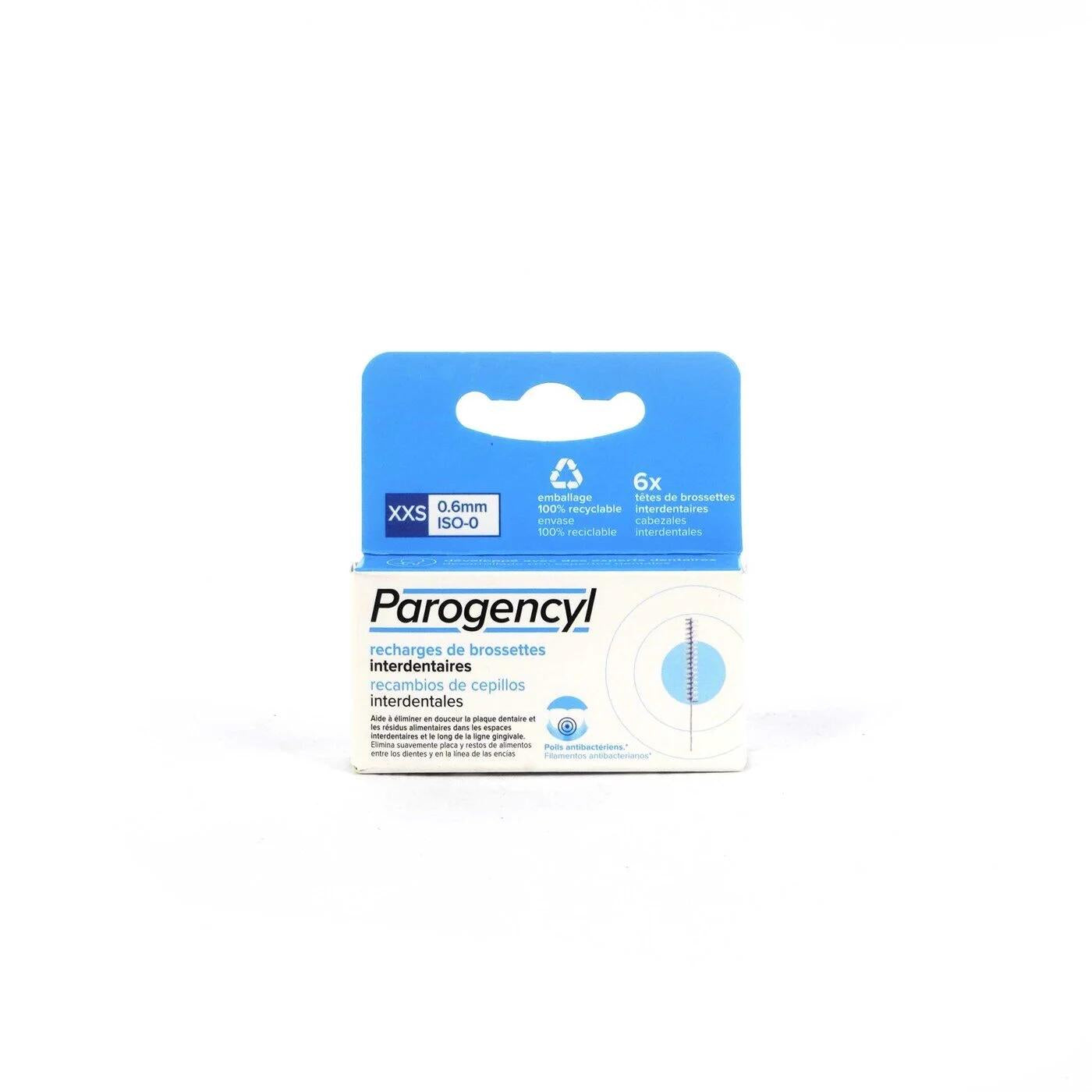 Parogencyl Interdental Brush Refills XXS 0.6mm 6 Count