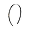 Balmain Cellulose Acetate Slim Black Headband Hair Accessory