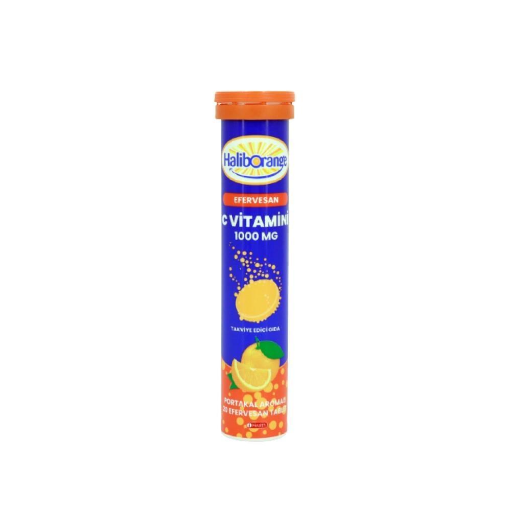 Haliborange Vitamin C Supplement 1000mg - Effervescent Tablets for Immune System Support