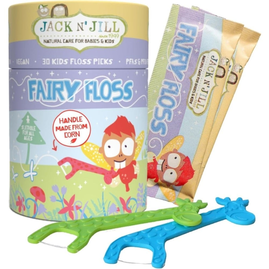 Jack N'Jill Fairy Floss Dental Floss Picks 30 Count