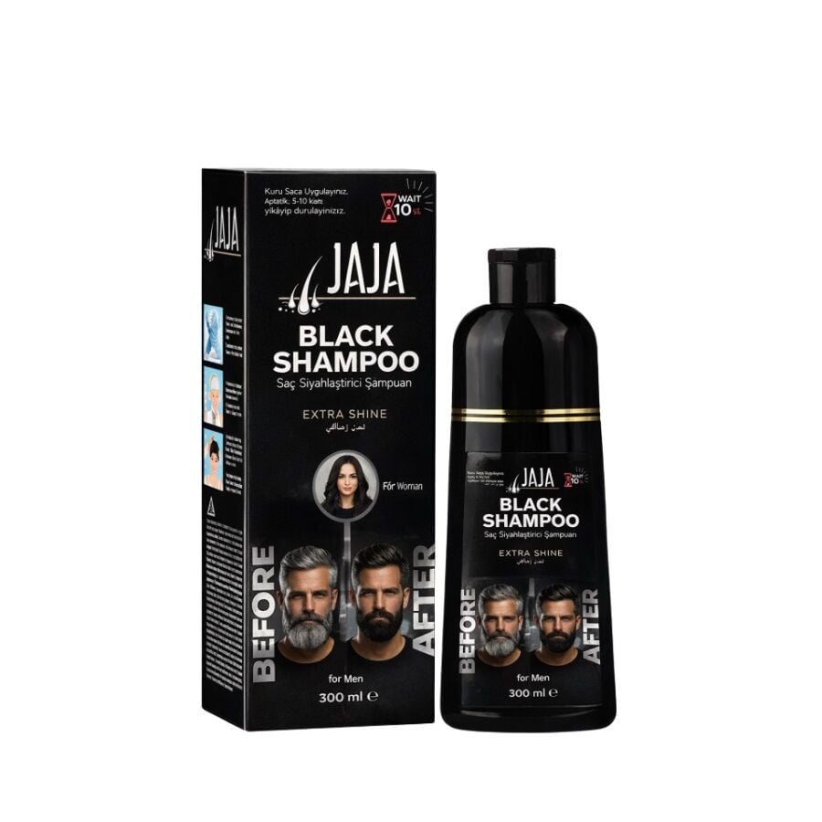 Jaja Vitamin-Infused Black Pigment Shampoo for Rich Color 300 ml