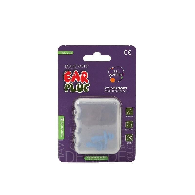 Jaune Vaste Pine Tree Ear Plugs Noise Reduction 2 Count