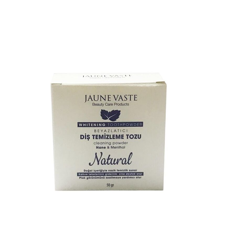Jaune Vaste Natural Tooth Cleaning Powder for Bright Smile 50g