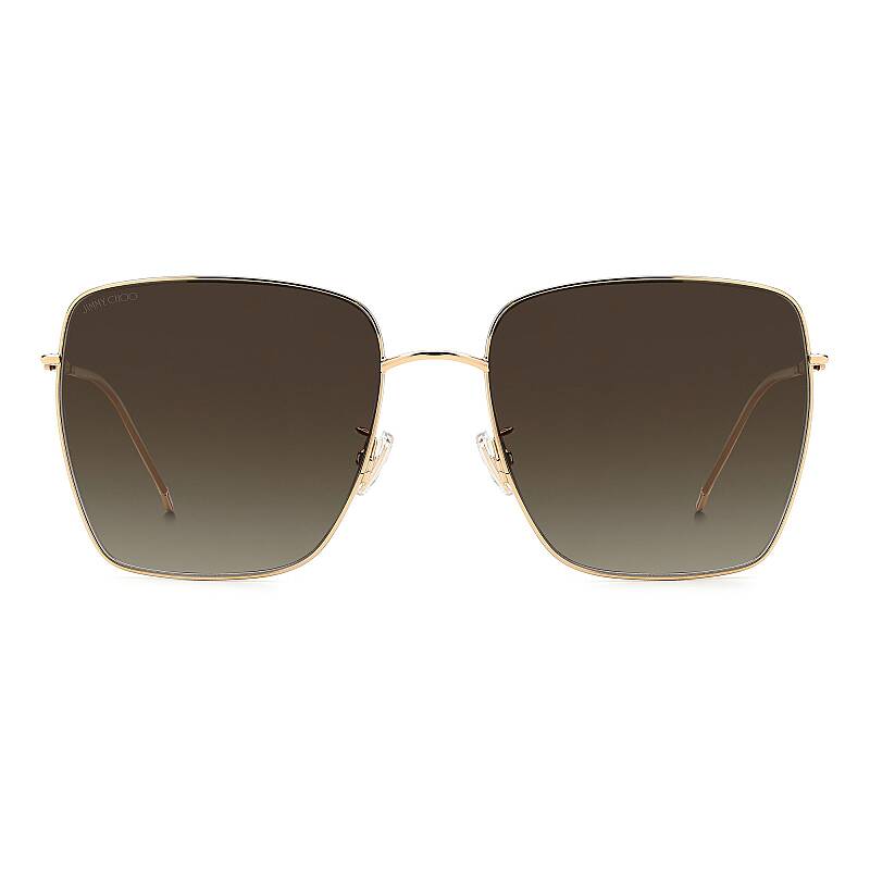 Jimmy Choo Dahla/F/S Square Brown Sunglasses for Women
