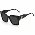 Jimmy Choo Eleni/G/S Square Black Women's Sunglasses 53mm