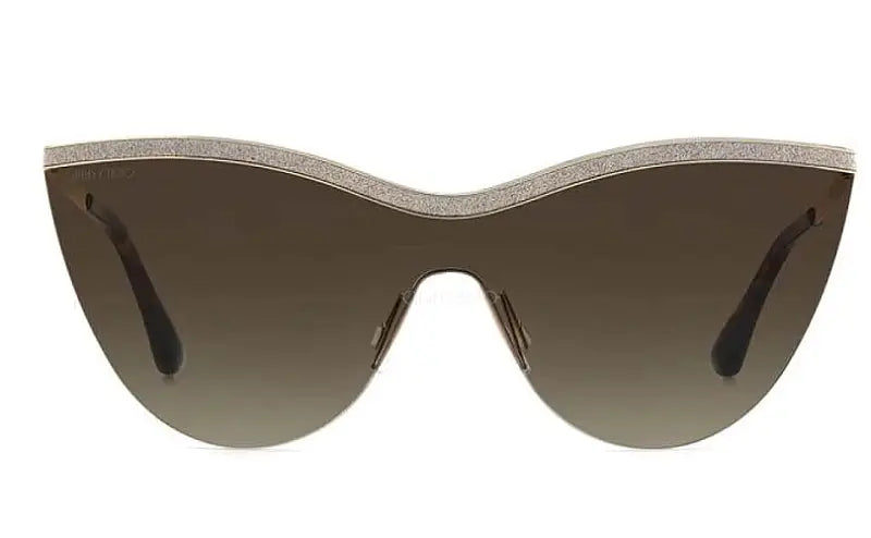 Jimmy Choo Kristen/S Brown SF Women's Sunglasses Gold Havana