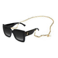 Jimmy Choo Renee/N/S 61 Grey Women's Sunglasses Black Frame