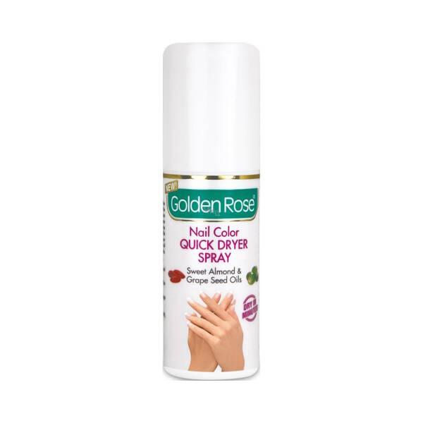 Golden Rose Nail Color Quick Dryer Spray - Fast Drying Nail Polish Spray with Moisturizing Benefits