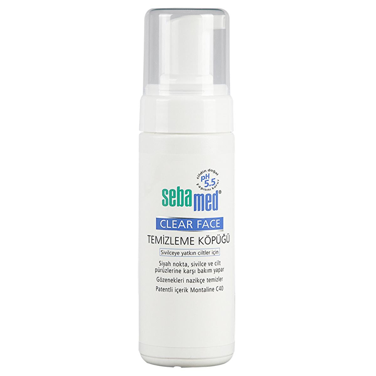 Sebamed Clear Face Facial Cleansing Foam - pH 5.5, Deep Cleansing, Acne Prone Skin Care