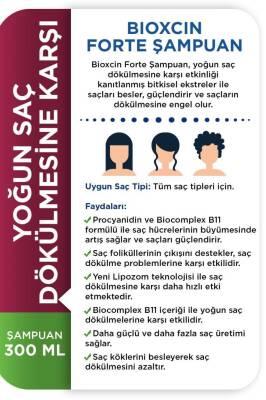 Bioxcin Forte Anti-Hair Loss Shampoo, 300ml - Dermatologically Tested, SLS Free with Biotin & Keratin
