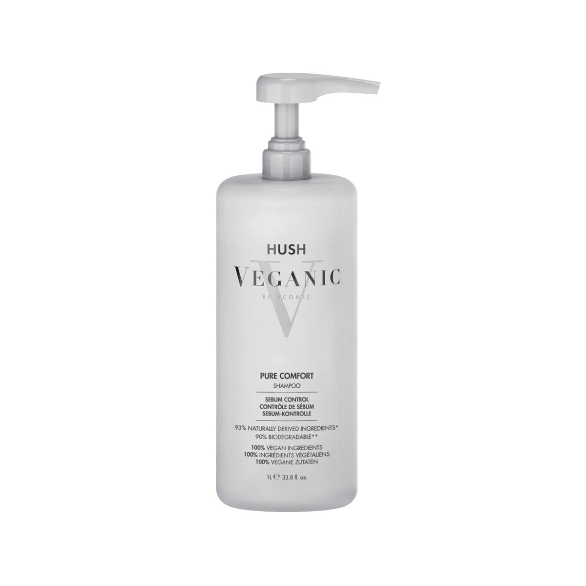 Hush Veganic Zero Flake Purifying Scalp Shampoo 1000 ml