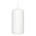 Rubin Licht White Cylindrical Candle - 4.72 x 2.36 inches, Long-Lasting 35-Hour Burn Time, Elegant Home Decor