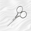 Solingen Nero-130 Eyebrow and Mustache Scissors for Precise Grooming
