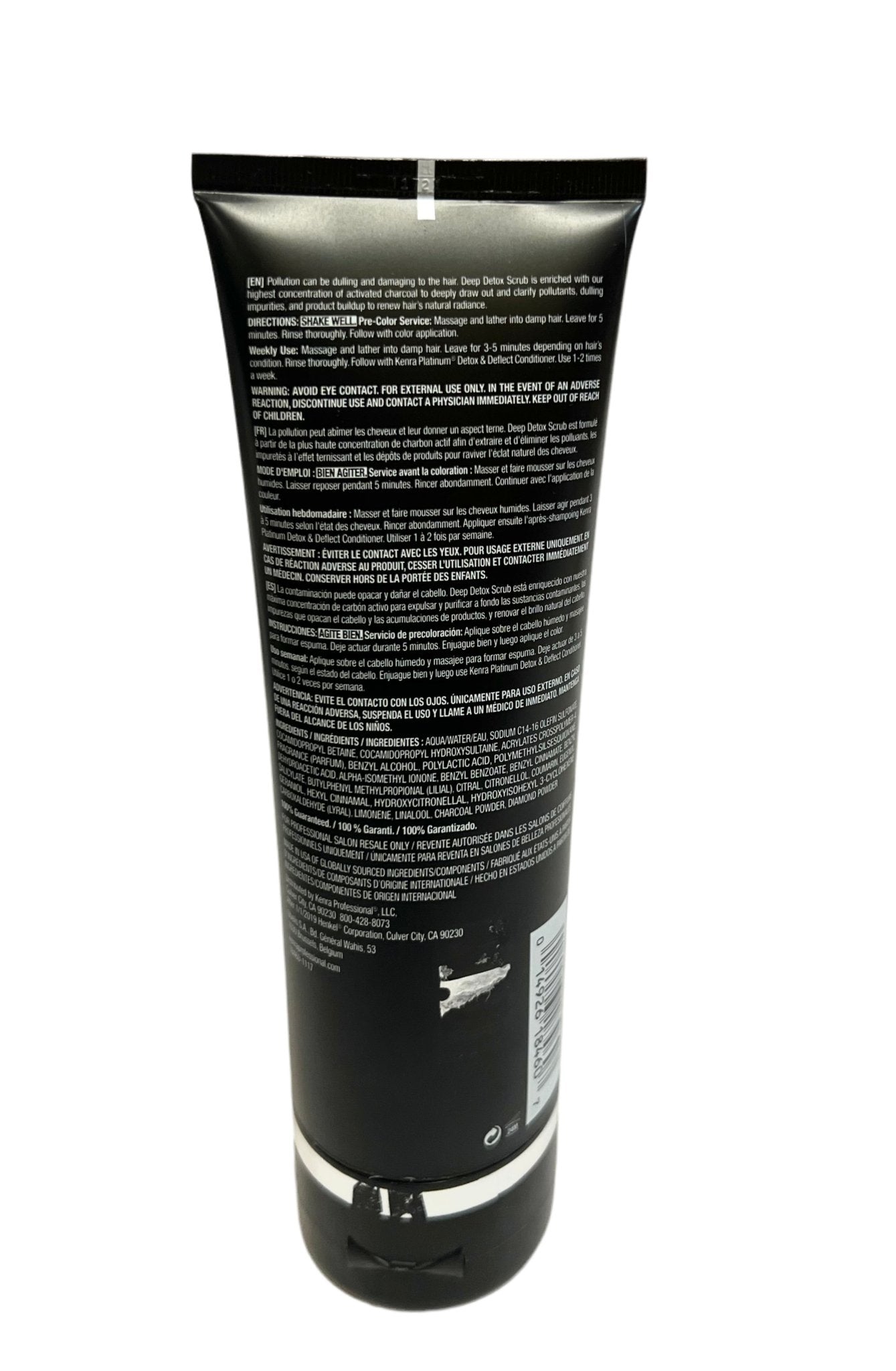 Kenra Platinum Deep Detox Scrub Intense Weekly Clarifier 6 Fl Oz.
