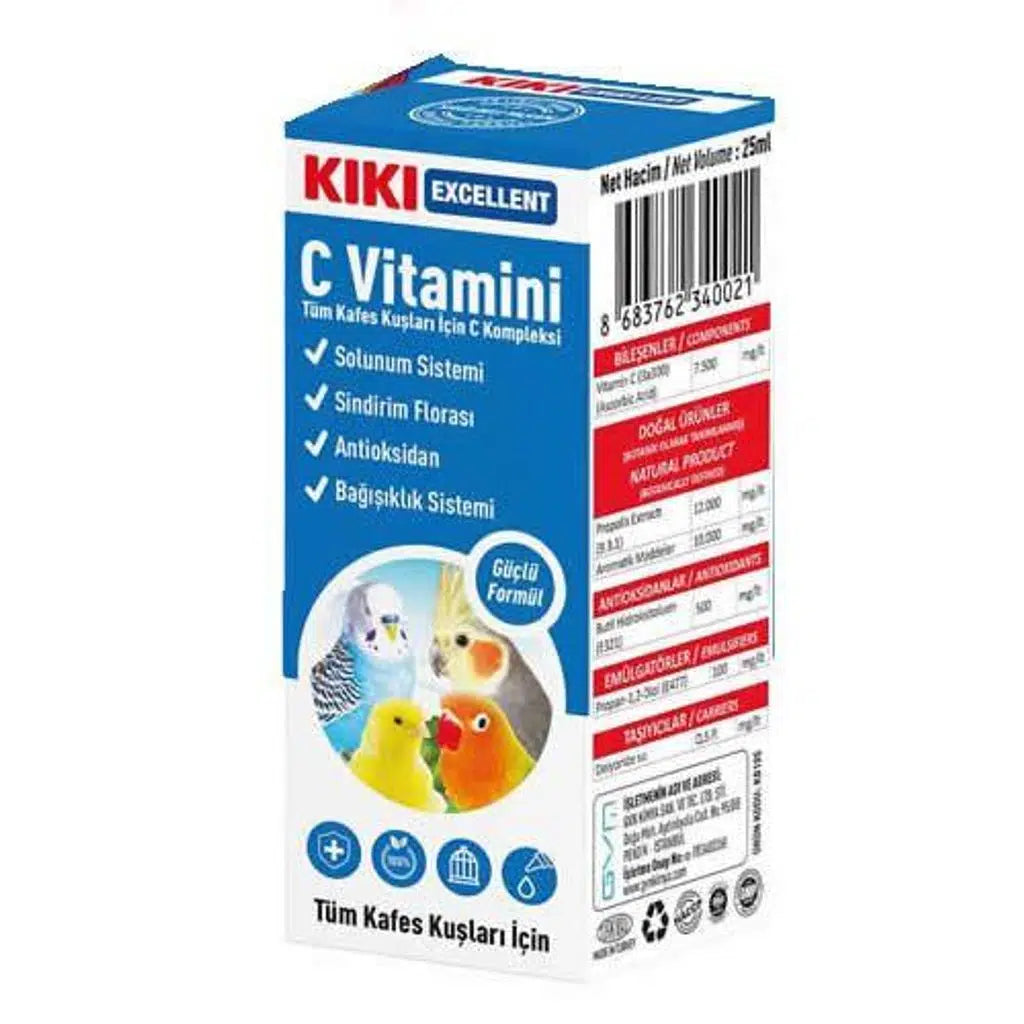 Kiki Excellent Vitamin C Supplement for Cage Birds 25 ml