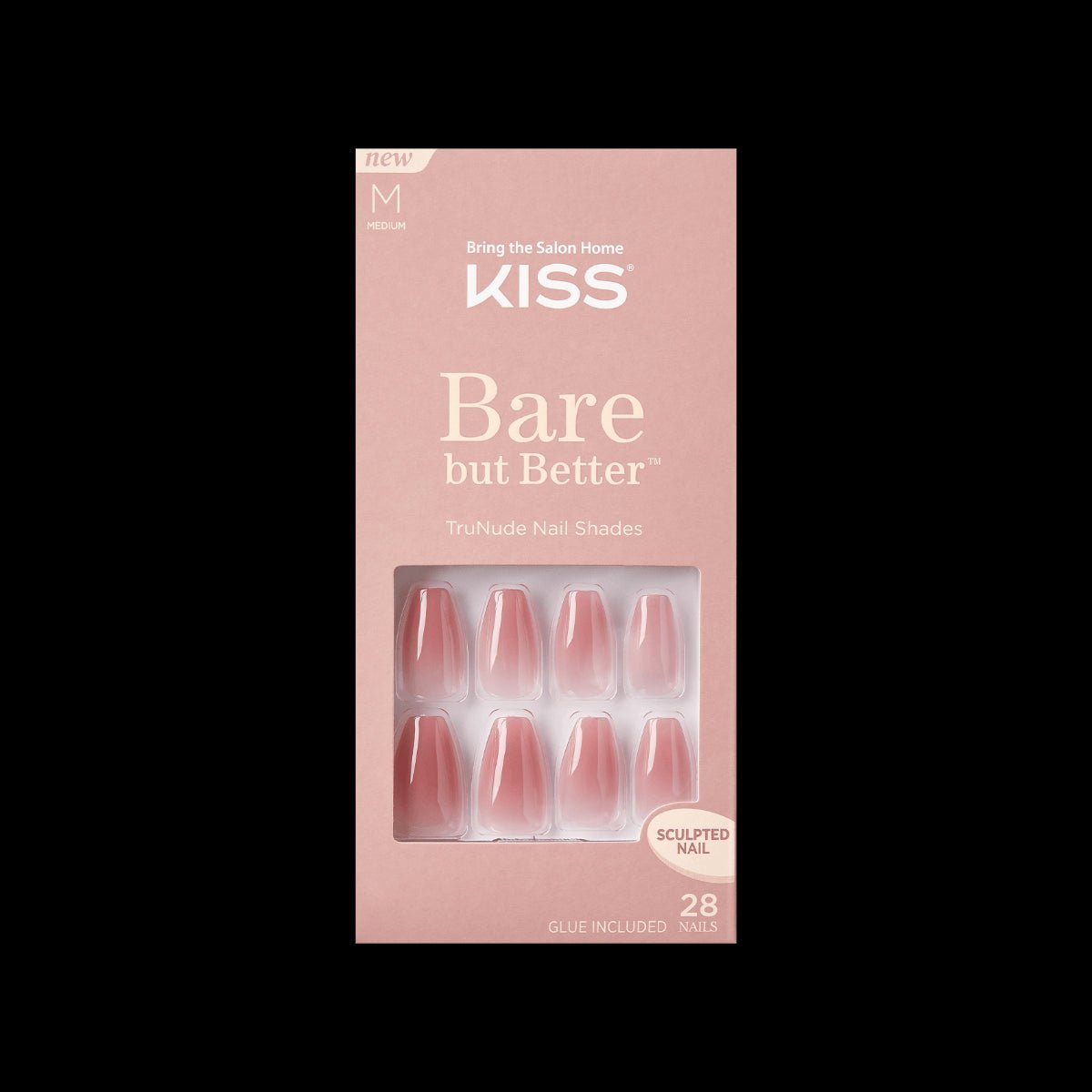 KISS Bare But Better Nails – Nude Drama