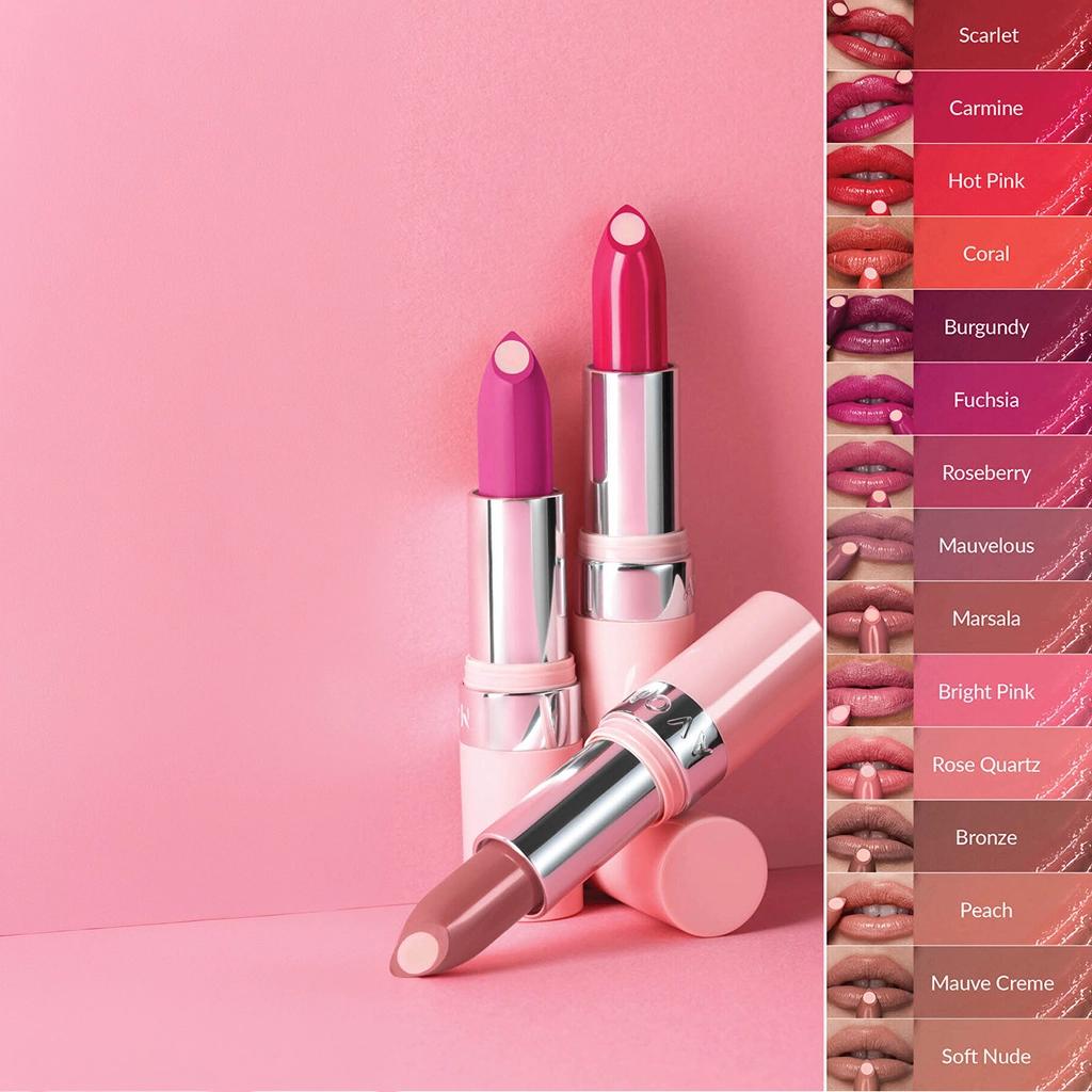 Avon Make Up +Care Hydramatic Shine Lipstick Burgundy 3.6g