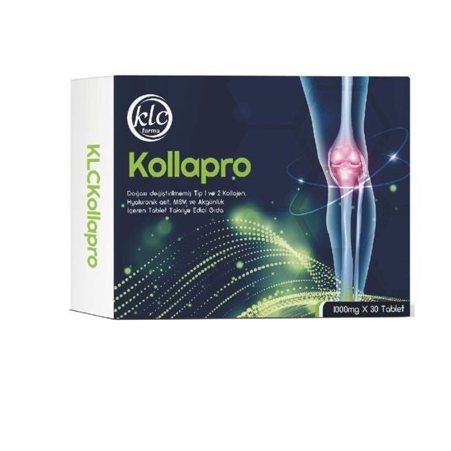 Klc Farma Kollapro Collagen Complex with Hyaluronic Acid 30 Tablets