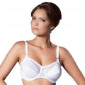 Kom Nelly White Daily Support Bra with Soft Texture
