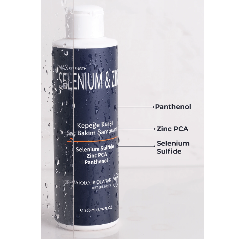 Krc Derma Selenium Zinc Dandruff Control Shampoo 200 ml