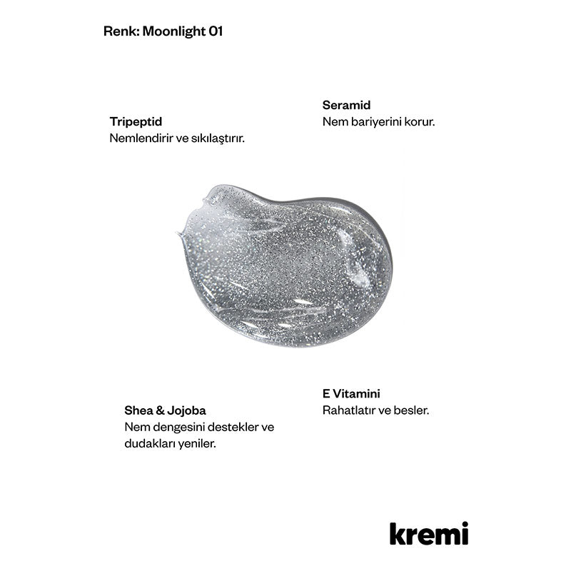Kremi Lip Vitamin Balm Moonlight 01 Shimmering Lip Care 13 ml