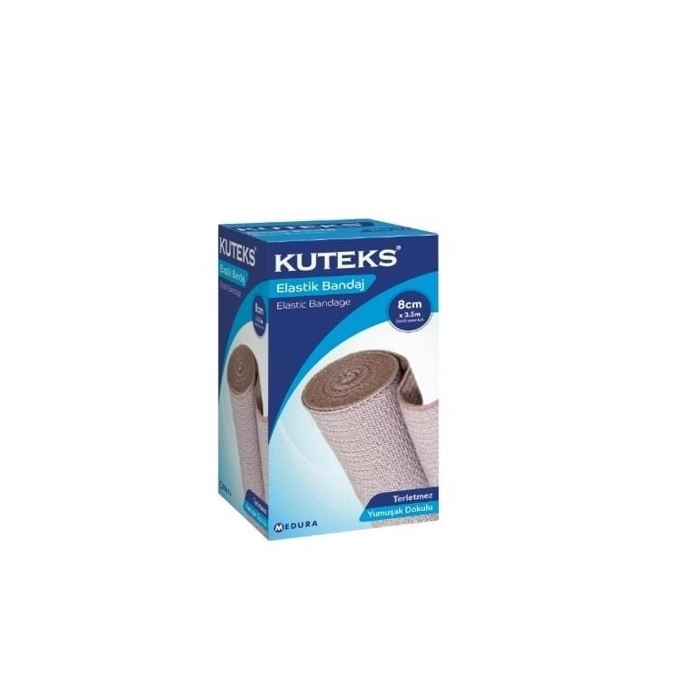 Kuteks Elastic Bandage Flexible Support Wrap 8cm x 3.5m