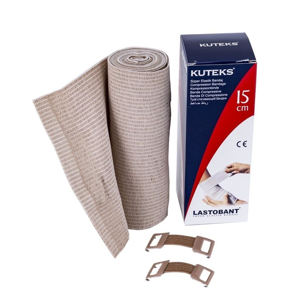 Kuteks Lastobant Elastic Bandage Skin Tone 15cm x 1.5m