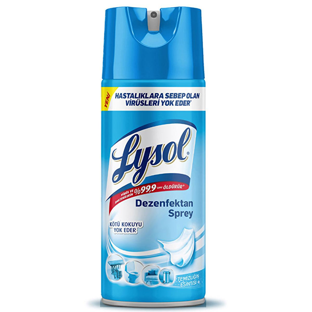 Lysol Surface Disinfectant Spray - Kills 99.9% Germs, Prevents Mold & Eliminates Odors - Household Antibacterial and Kitchen Bathroom Disinfectant Spray