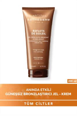 Institut Esthederm: Hydra Boost Self Tanning Cream Gel - Natural Sunless Tan, Hydrating Bronzer for Face & Body - Achieve a Radiant, Streak-Free Glow.