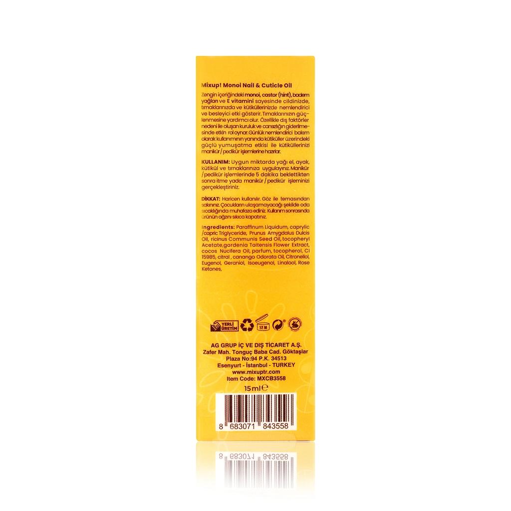 Mixup! Monoi Nail & Cuticle Oil Hydrating Softener 15 ml