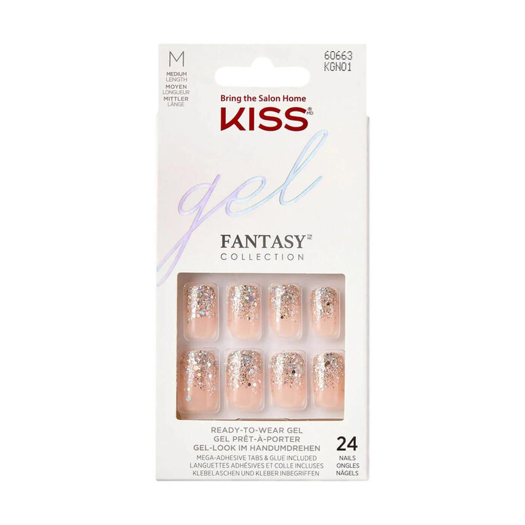 Kiss Artificial Nails Extra Glossy Fanciful KGN01C 24 pcs