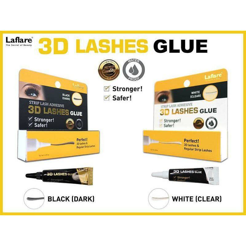 La Flare 3D Strip Lash Glue, 0.25 oz (7 g)