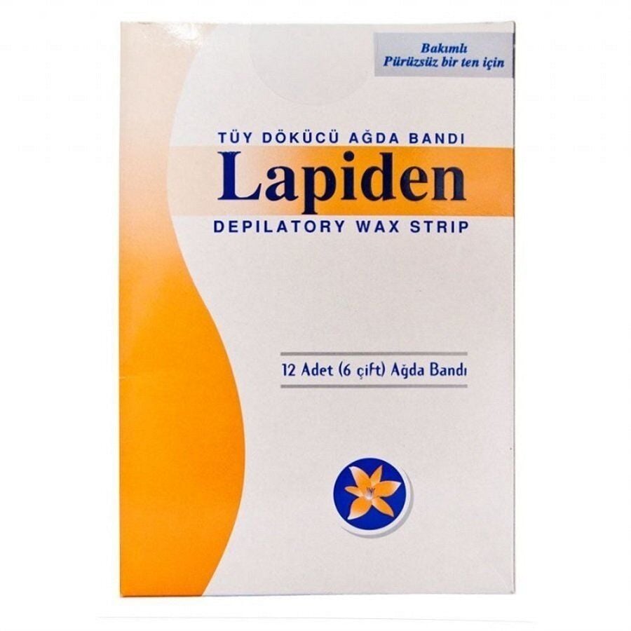 Lapiden Body Wax Strips for Smooth Skin 12 Count