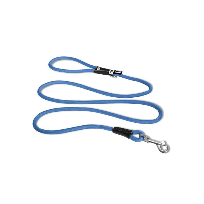 Curli Stretch Comfort Leash Shock-Absorbing Dog Lead Blue Large