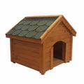 Leos Small Wooden Dog House Weather Resistant Shelter 97x78x81 cm