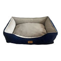 Lepus Dolce Premium Blue Pet Bed Soft Baby Face Fabric Medium