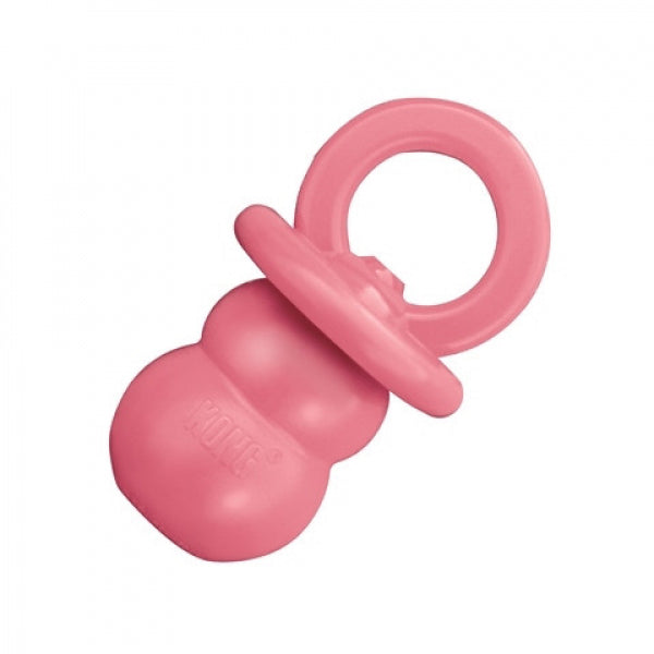 KONG Puppy Binkie Rubber Teething Toy for Medium Puppies 5in