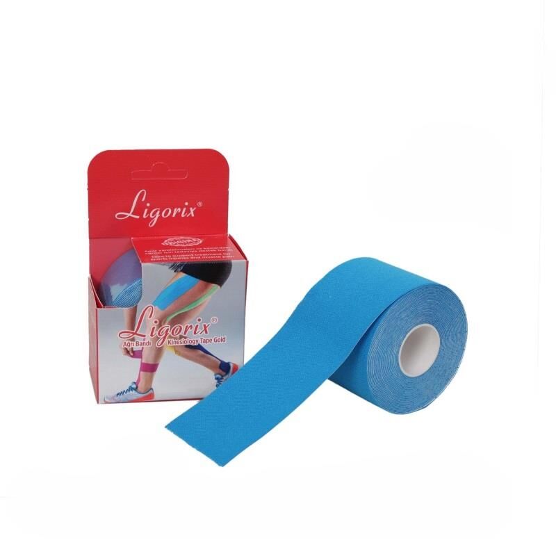 Ligorix Kinesio Tape Elastic Muscle Support Band Blue 5cm x 5m