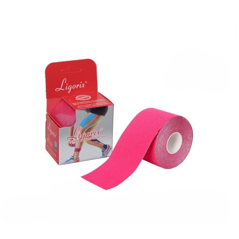 Ligorix Kinesio Tape Elastic Muscle Support Band Pink 5cm x 5m