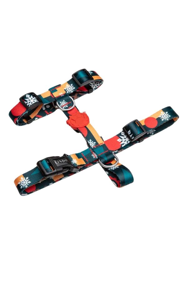 Lindo Reindeer H-Type Dog Harness for Comfort and Safety Medium